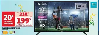 Auchan Qilive - tv led q40fs232b offre