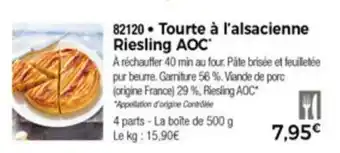Thiriet Tourte à l'alsacienne riesling AOC offre