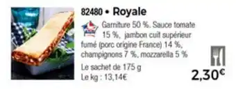 Thiriet Royale offre