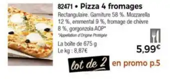 Pizza 4 fromages