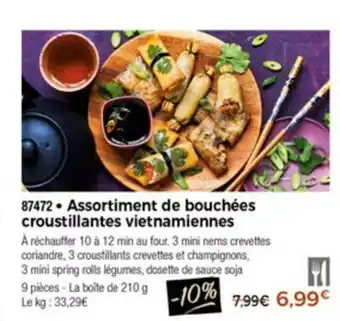 Thiriet Assortiment de bouchées croustillantes vietnamiennes offre