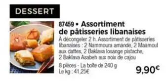 Thiriet Assortiment de pâtisseries libanaises offre