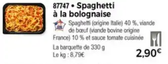 Spaghetti Ă la bolognaise