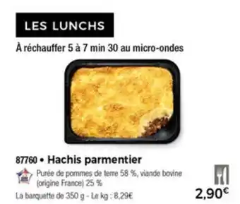 Thiriet Hachis parmentier offre