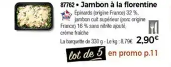 Thiriet Jambon à la florentine offre