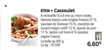 Thiriet Cassoulet offre