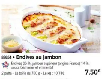 Thiriet Endives au jambon offre