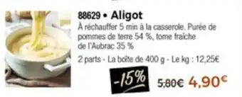 Thiriet Aligot offre
