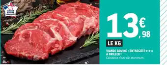 E.Leclerc VIANDE BOVINE : ENTRECÔTE✶✶✶ À GRILLER (1) offre