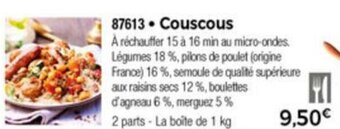 Thiriet Couscous offre