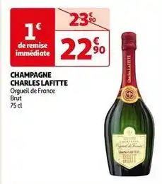 Auchan Charles lafitte champagne offre