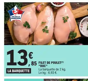 E.Leclerc FILET DE POULET DUC offre