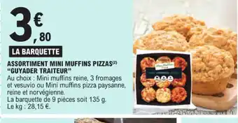 E.Leclerc ASSORTIMENT MINI MUFFINS PIZZAS(2) offre