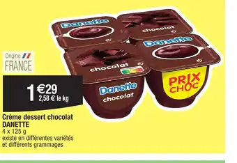 Migros Crème dessert chocolat DANETTE offre