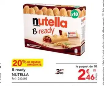 METRO B-ready NUTELLA offre