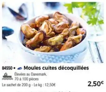 Thiriet Moules cuites décoquillées offre