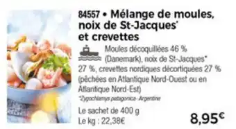Thiriet Mélange de moules noix de St-Jacques offre