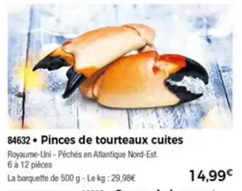 Thiriet Pinces de tourteaux cuites offre