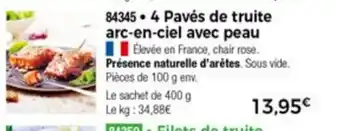 Thiriet 4 Pavés de truits offre