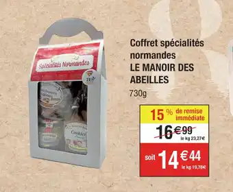 Cora x Carrefour Coffret spécialités normandes LE MANOIR DES ABEILLES offre