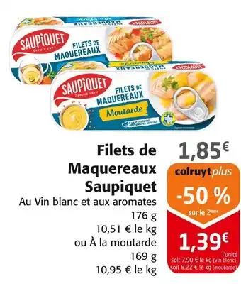 Colruyt Saupiquet Filets de Maquereaux offre