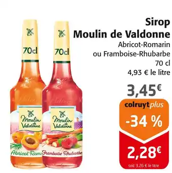 Colruyt Moulin de Valdonne Sirop offre