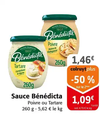 Colruyt Bénédicta Sauce offre