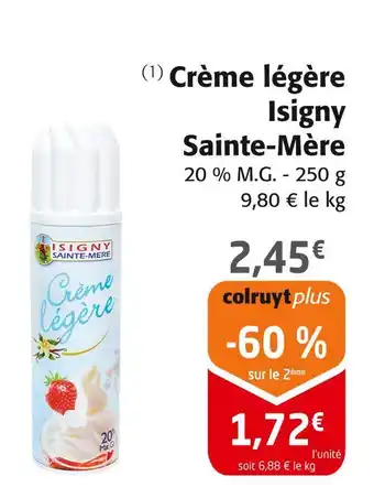 Colruyt Isigny Sainte-Mère Crème légère offre