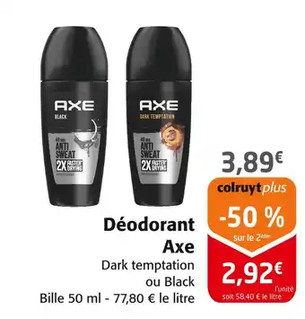 Colruyt Axe Déodorant offre