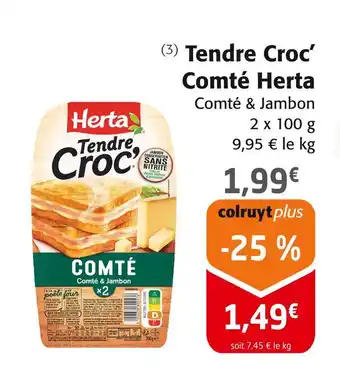 Colruyt Herta Tendre Croc’ Comté offre