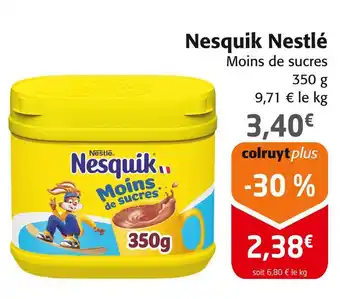 Colruyt Nestlé Nesquik offre