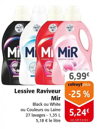 Colruyt Mir Lessive Raviveur offre
