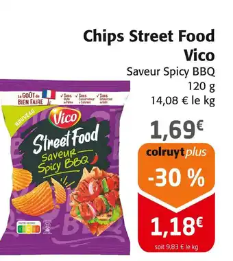 Colruyt Vico Chips Street Food offre