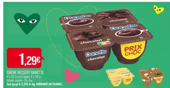 Match DANETTE CRÈME DESSERT offre