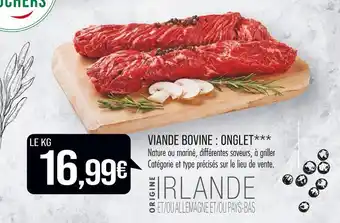 Match VIANDE BOVINE : ONGLET offre