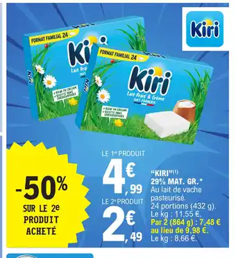E.Leclerc Kiri 29% Mat Gr offre
