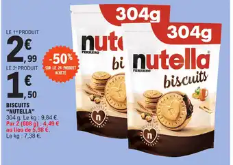 E.Leclerc BISCUITS "NUTELLA" offre
