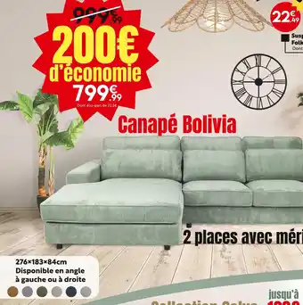 Maxi Bazar Canapé Bolivia offre