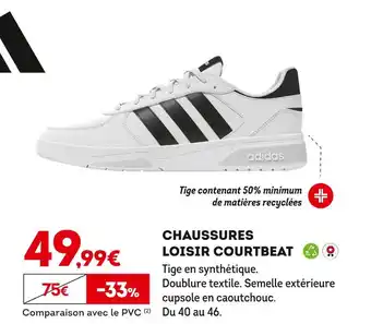 Sport 2000 ADIDAS CHAUSSURES LOISIR COURTBEAT offre