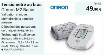 Omron Tensiomètre au bras M2 Basic