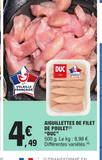 E.Leclerc AIGUILLETTES DE FILET offre