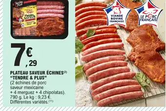 E.Leclerc PLATEAU SAVEUR ÉCHINES(2) offre