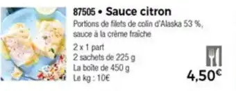 Sauce citron