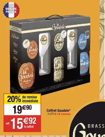 Cora x Carrefour Coffret Goudale offre