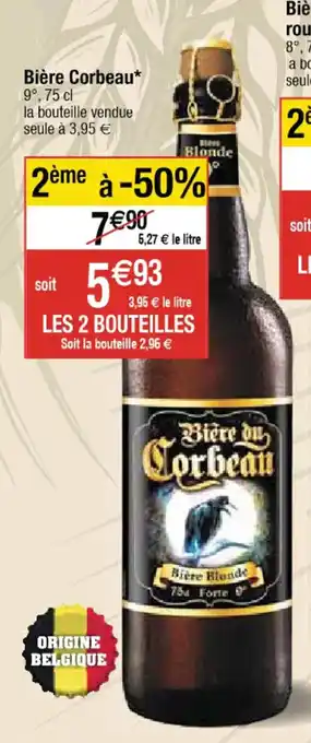 Cora x Carrefour Bière Corbeau offre