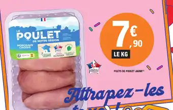 E.Leclerc FILETS DE POULET JAUNE(1) offre