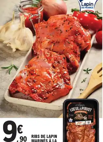 E.Leclerc RIBS DE LAPIN MARINES À LA offre