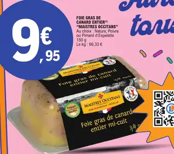 CANARD ENTIER(1) "MAISTRES OCCITANS"