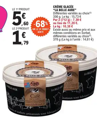 E.Leclerc CRÈME GLACÉE "LA BELLE AUDE" offre