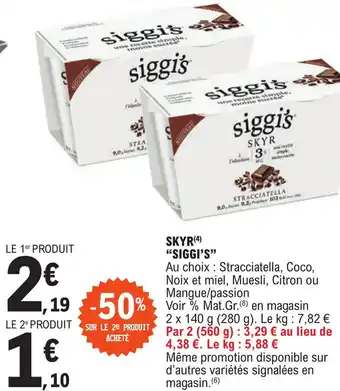 E.Leclerc SKYR(4) "SIGGI'S" offre